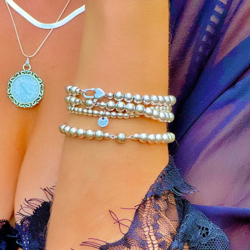 D'argento | Magnetica Bracelet