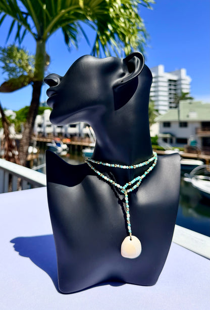 NEW Pastels & Shells | Wrap Necklace (Copy)